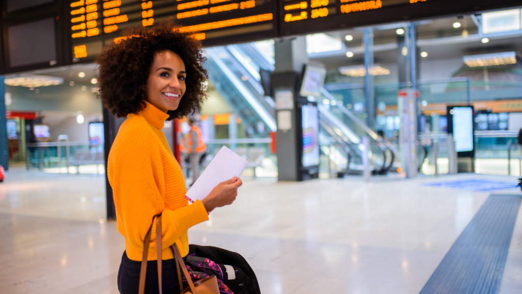 black woman solo travel